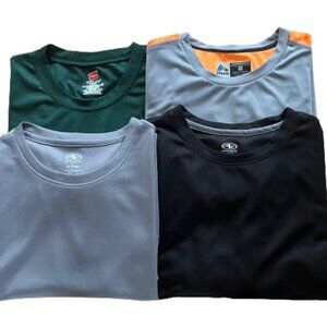 Bundle of 4 Athletic Workout Shirts Medium